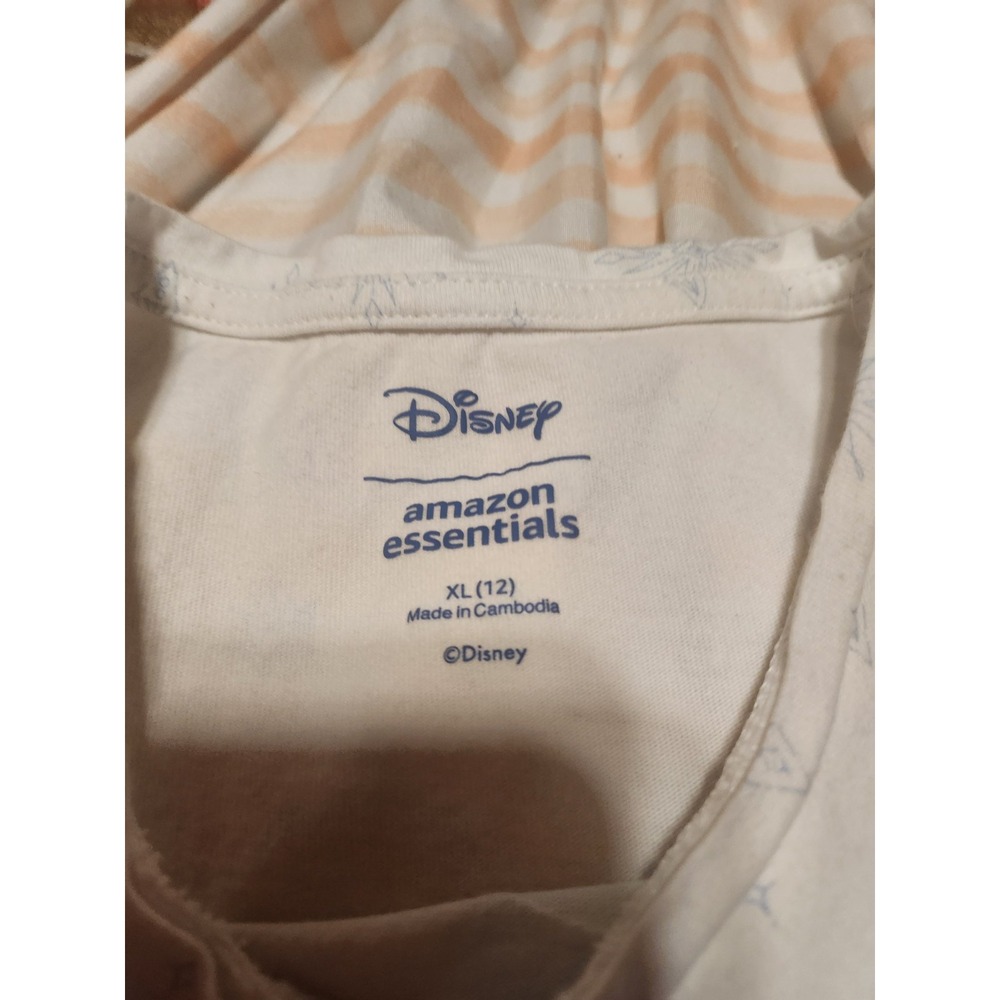 Girls Disney Frozen "ELSA", Long Sleeve, Flare T- Shirt With Snowflakes -XL(12) - Picture 3 of 8